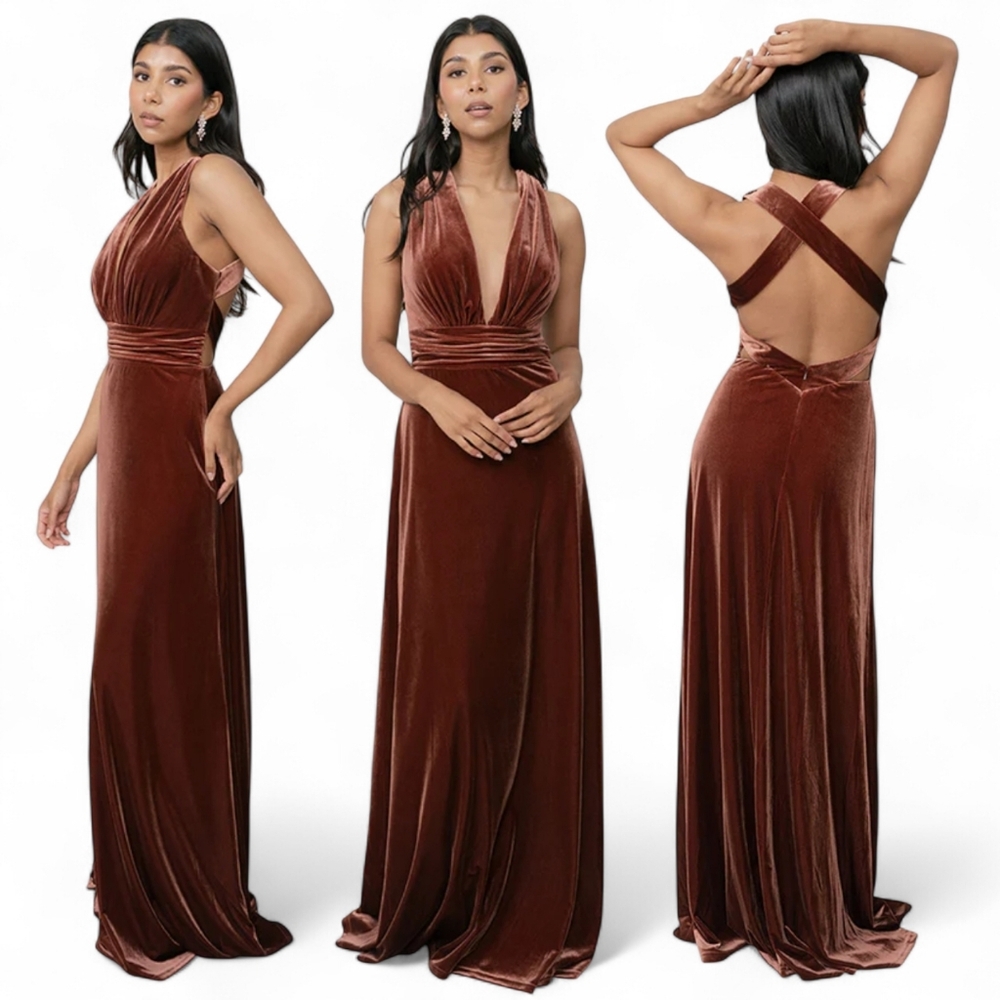 Revelry Dylan Velvet Dress Size 12